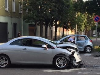 viale Trentino sella  incidente
