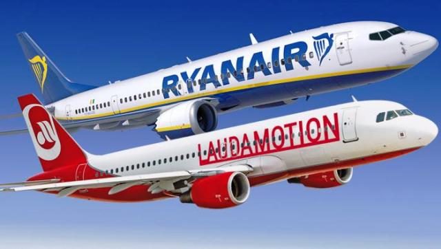 ryanair Lufthansa laudamotion
