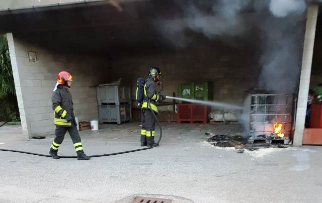 Incendio doloso golasecca