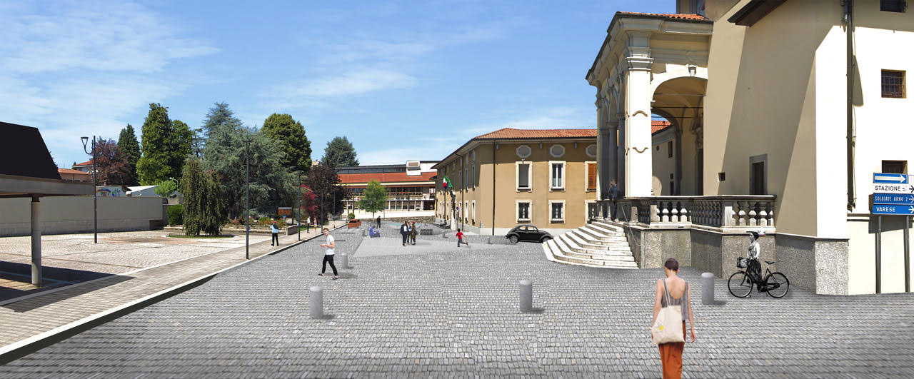 albizzate nuova piazza