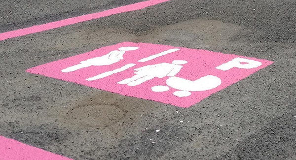 magnago parcheggi rosa mobilità