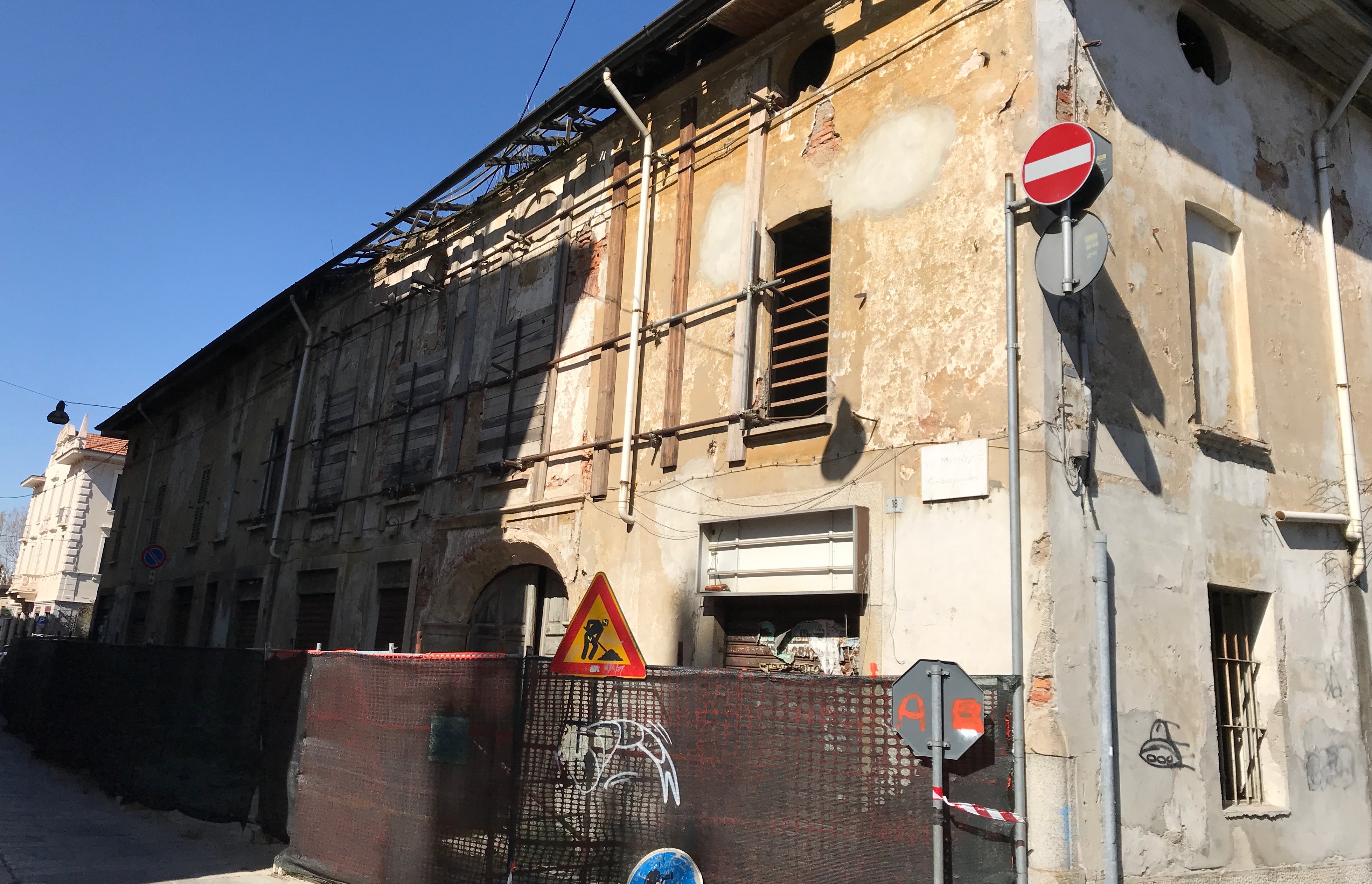 busto capitale transenne lavori 1