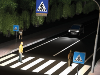 gallarate attraversamento pedonale luminoso