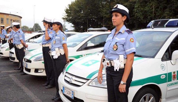 distintivi polizia locale busto