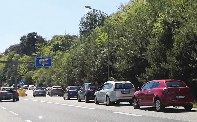 Via giusti traffico somma 