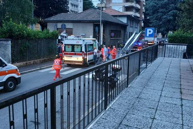 gallarate incendio carducci