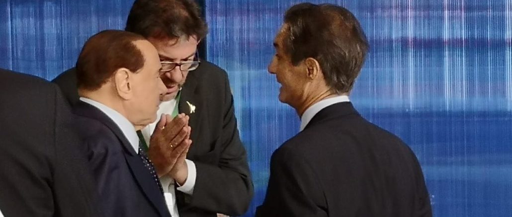 Berlusconi Giorgetti Fontana Leonardo
