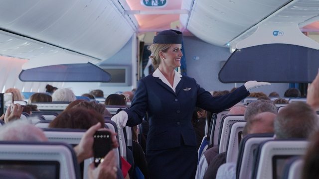 klm sfilata divise aereo