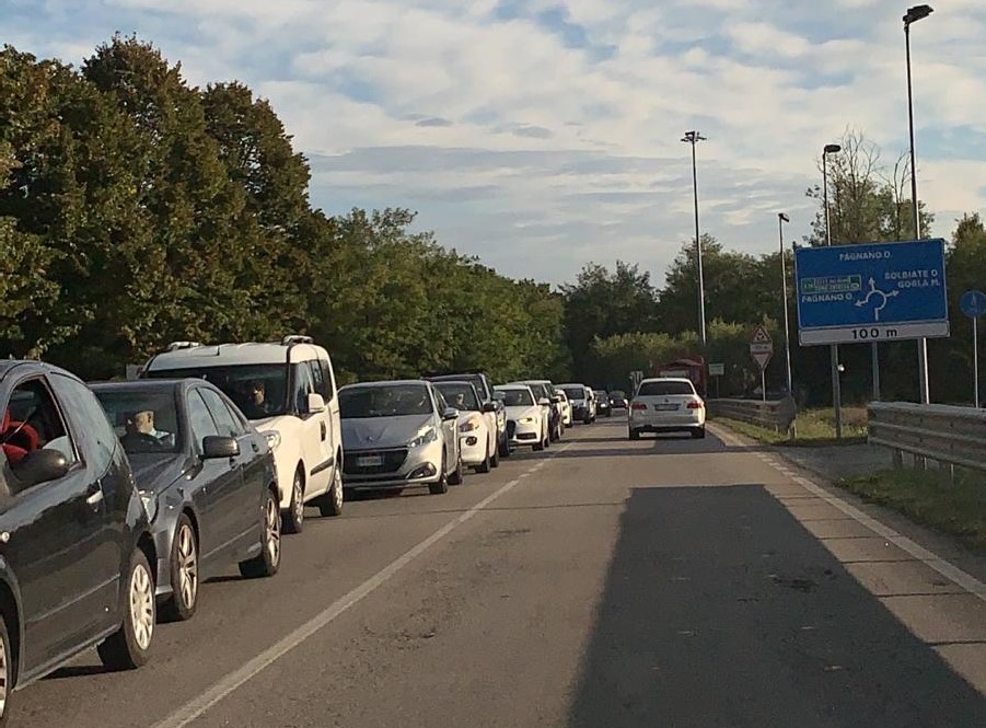 busto incidente camion autostrada
