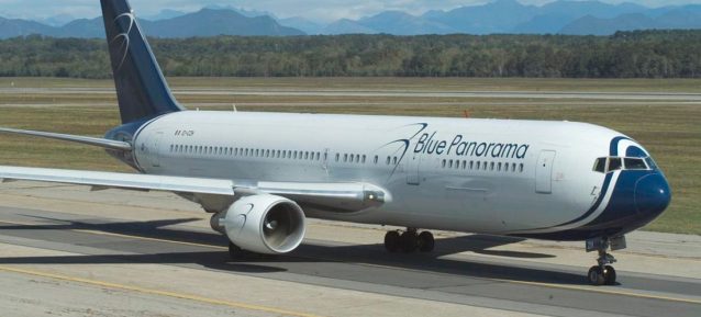 blue panorama hostess steward