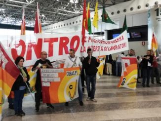 Manifestazione anti turchia malpensa