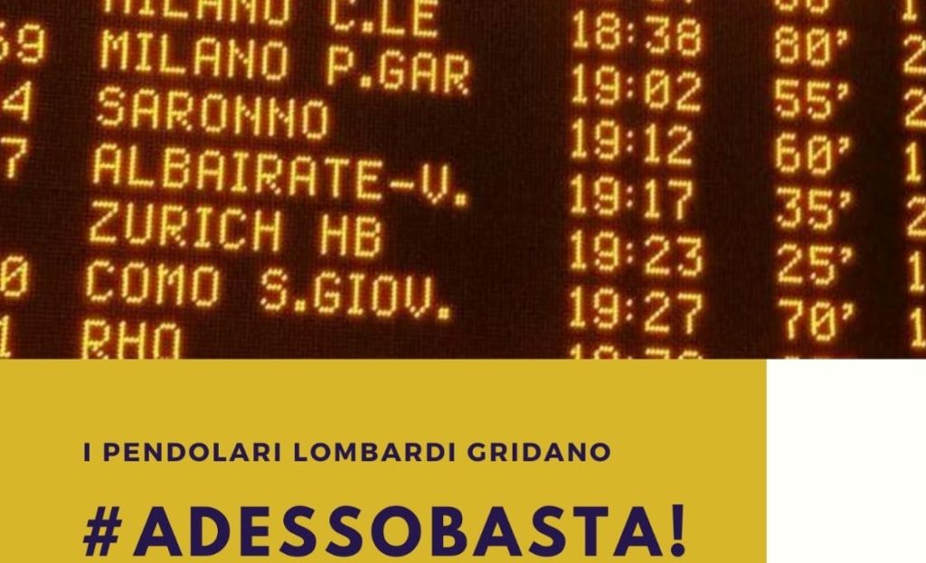 busto trenord pendolari protesta
