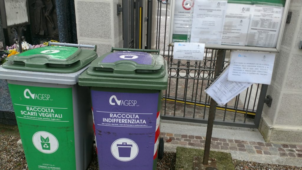cimitero borsano differenziata