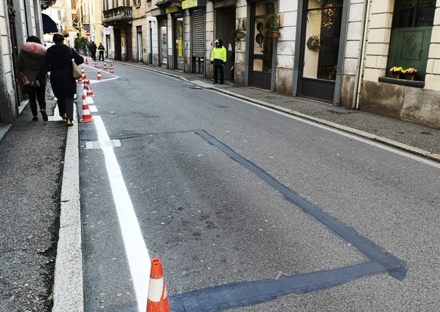 gallarate viabilità via mazzini