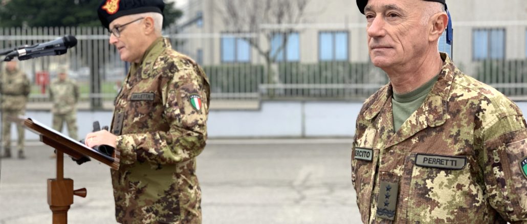 Caserma Nato Perretti solbiate saluto