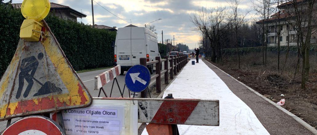 Olgiate pista ciclabile