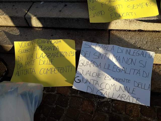 gallarate sinti piazza