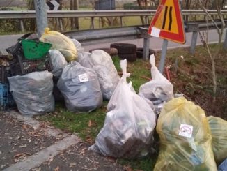 parabiago strade pulite rifiuti bicicletta