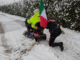 busto disabile neve carabinieri