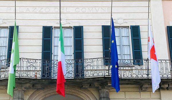 varese palazzo estense bandiera ambasciatore congo