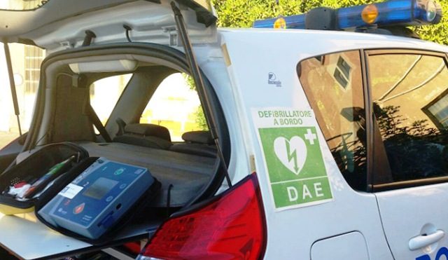 gallarate polizia droni defibrillatori