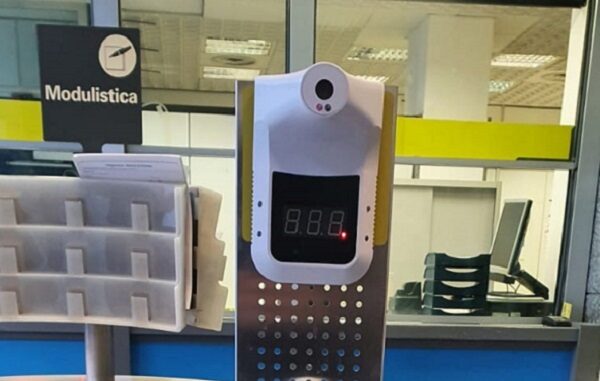 varese poste covid termoscanner