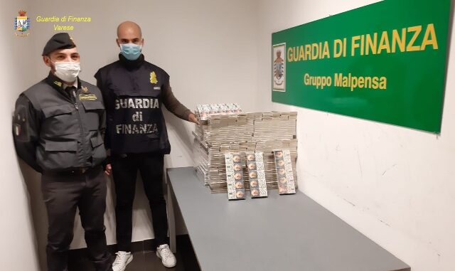 malpensa sigarette contrabbando denunce