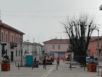 magnago lavori piazza centro