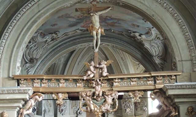 somma mezzana restauro crocifisso santo stefano