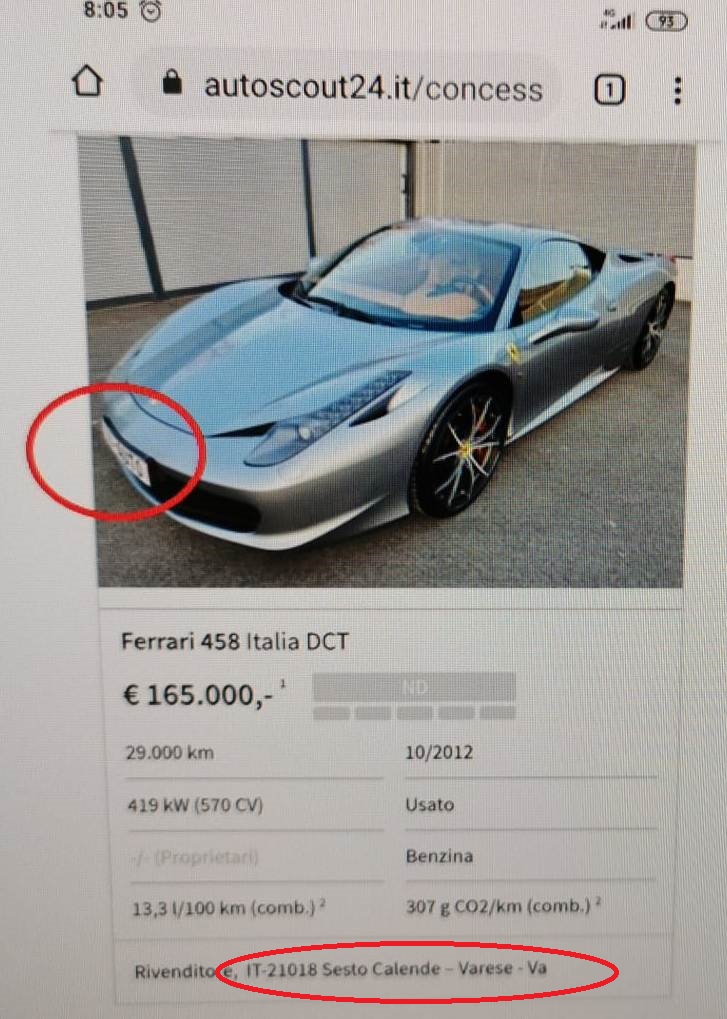 sesto concessionaria truffa auto