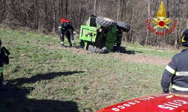 arcisate trattore morto