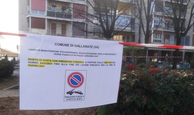 gallarate piazza stazione cantiere