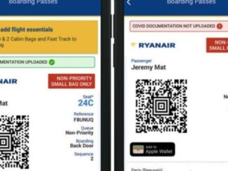 malpensa ryanair covid wallet
