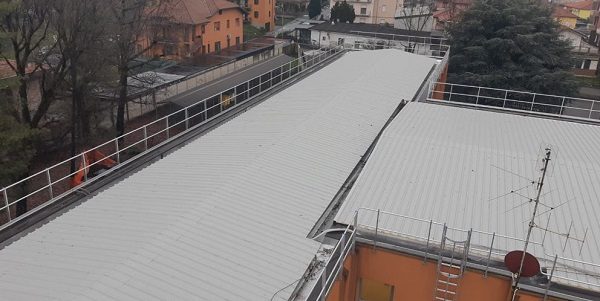 villacortese lavori scuola tetto