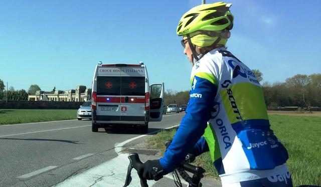 lonate pozzolo incidnte ciclista