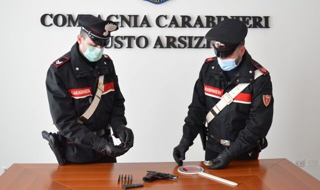 castellanza arma clandestina arrestata