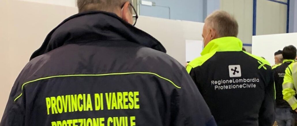 vaccinazioni protezione civile