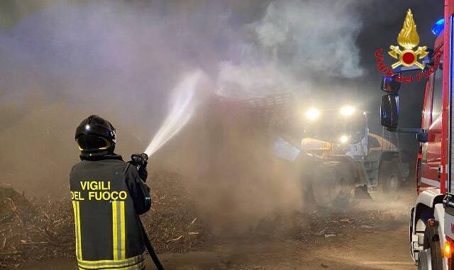 gallarate incendio ditta