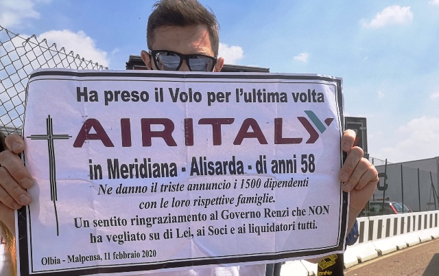 malpensa air italy liquidazione