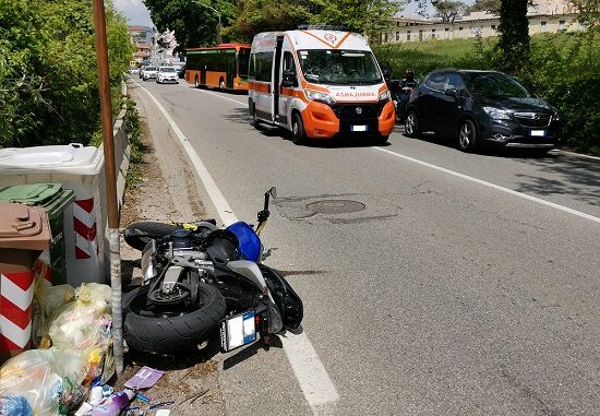 via gasparotto incidente moto 01