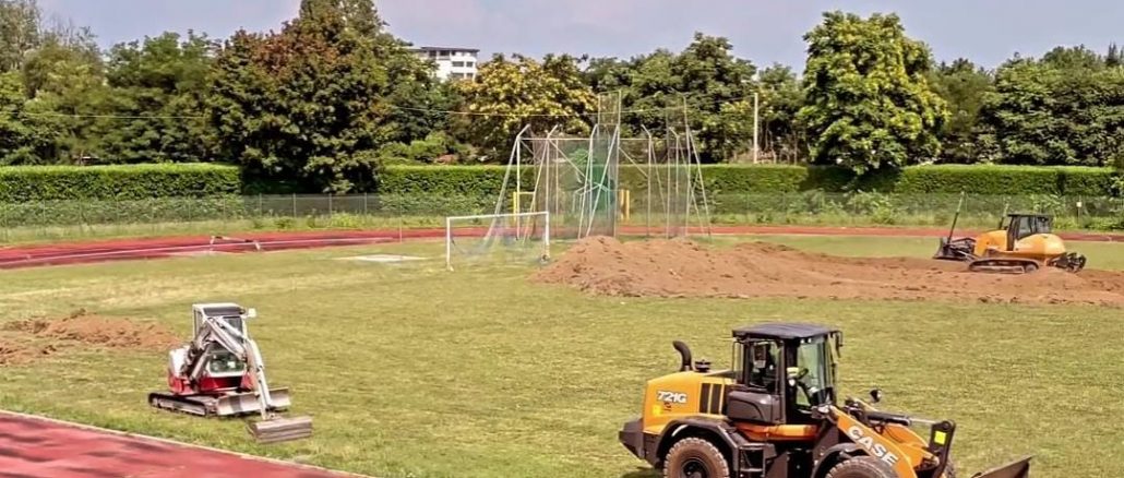 gallarate campo sintetico azalee lavori