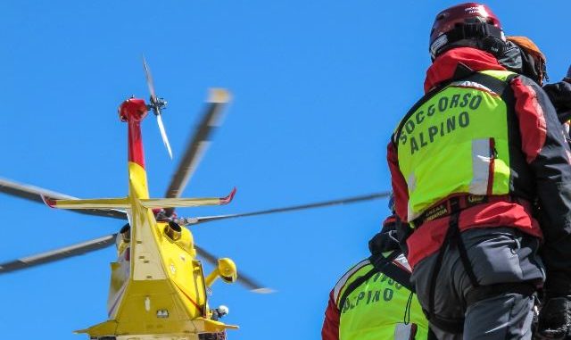 gazzada trentino alpinista ferito