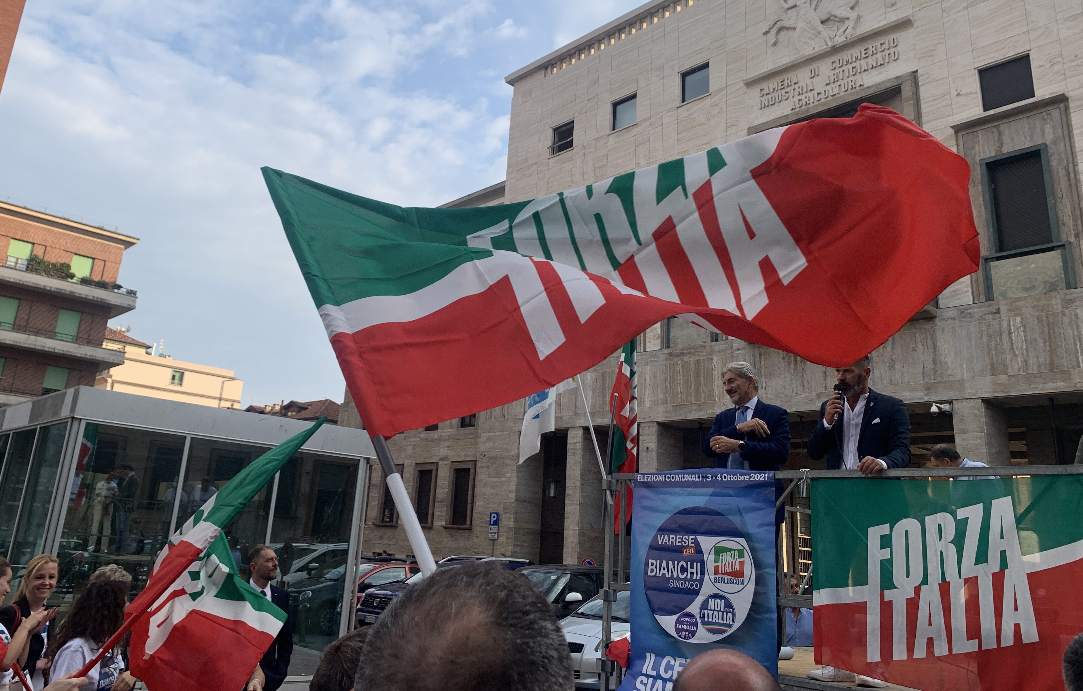 Varese forza italia bandiera