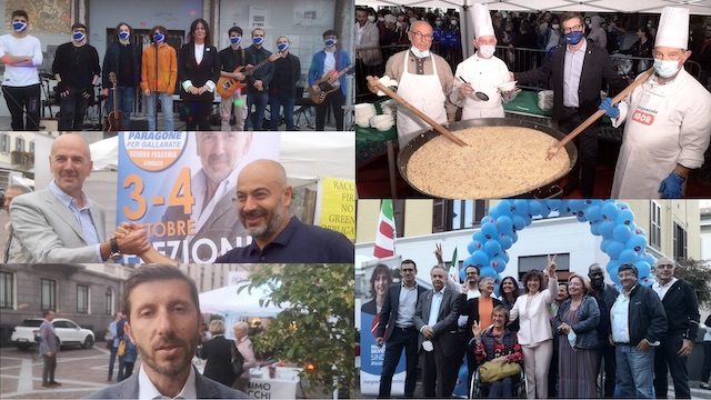 Gallarate chiusura campagna elettorale