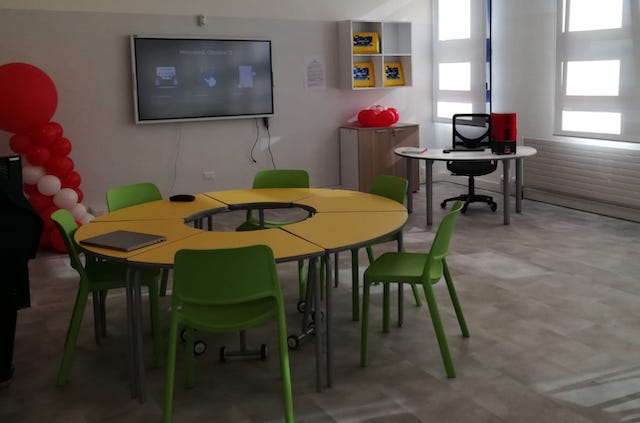 Cardano aula informatica fiamma