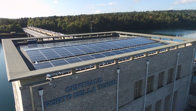 somma diga enel impianto fotovoltaico