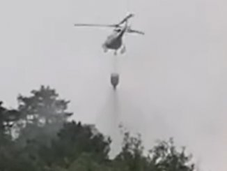 angera incendio area boschiva