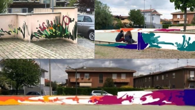 cassano parco cemento giovani murales