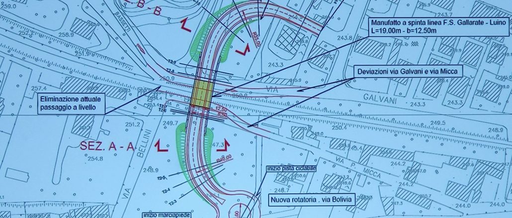 gallarate sottopasso ferroviario crenna