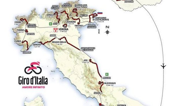 giro percorso verona
